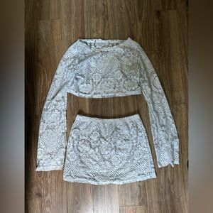 crochet cover up set